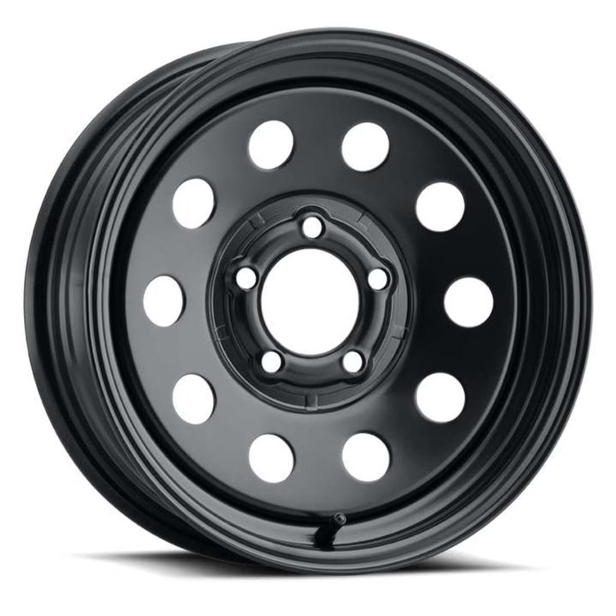 229B Black Modular Steel Trailer Wheel – Free AZ Shipping (Set of 4 Required)