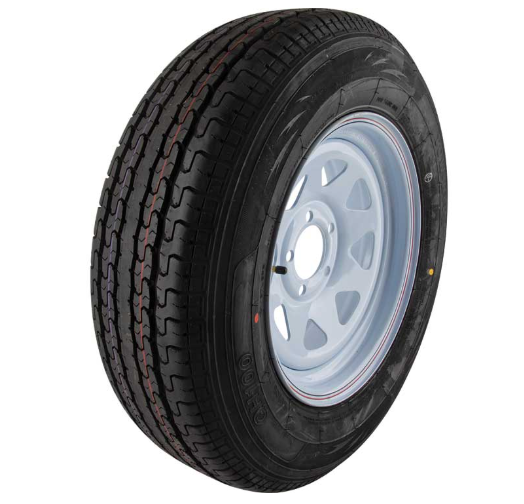Mounted Trailer Tire & Wheel Combo (Pair) – ST205/75R15 on 15x6 5x4.5 – Free AZ Shipping